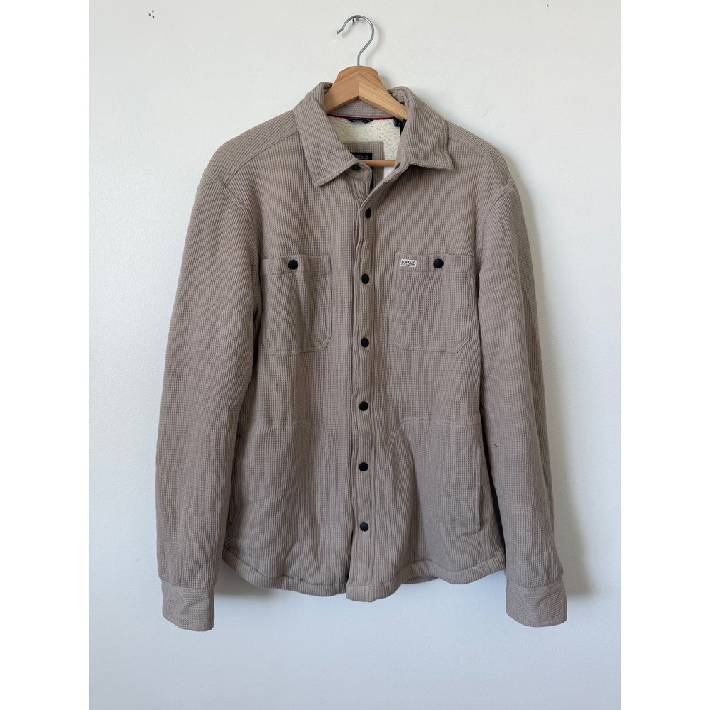 Buffalo David Bitton Men's‎ Button-Up Shacket – Tan  – Size Small – NWT